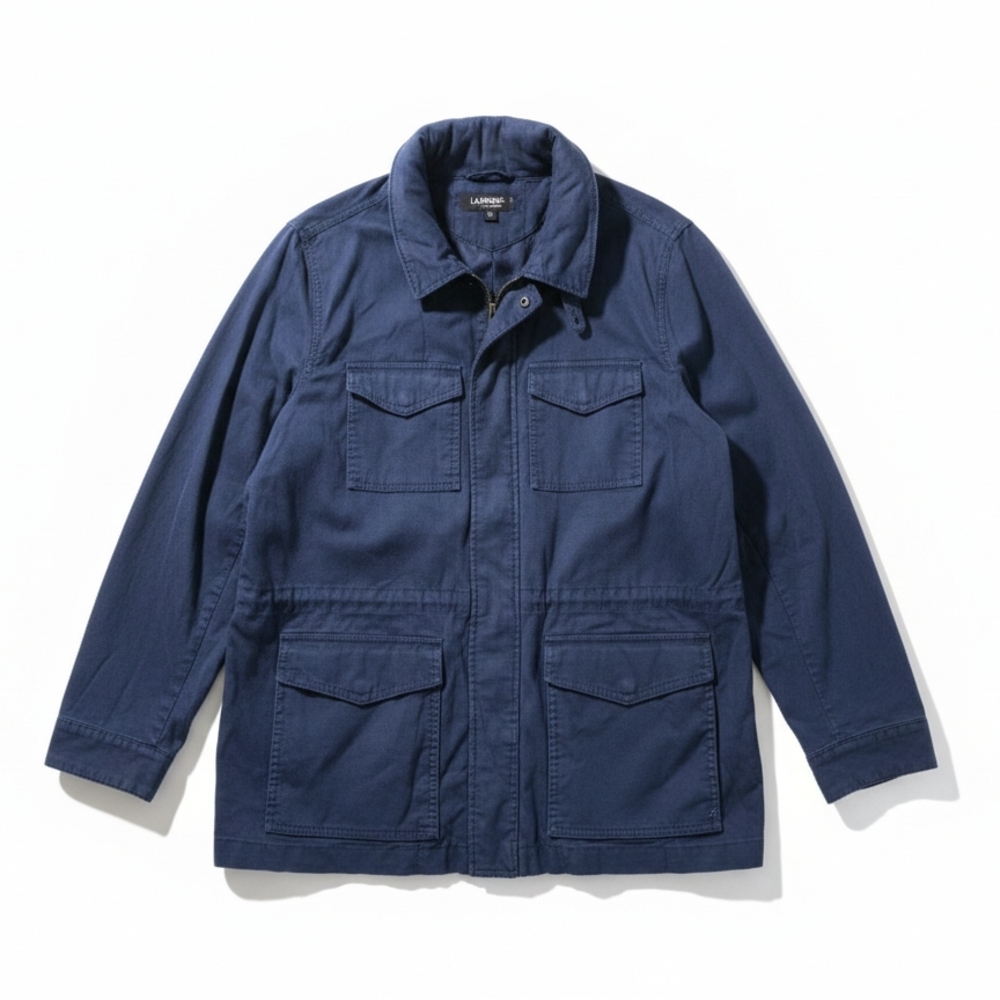 Lands' End Women's Deep Blue Field Jacket Large